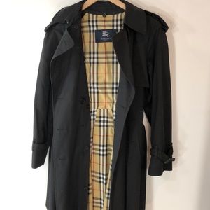Floor Length Burberry Trench Coat